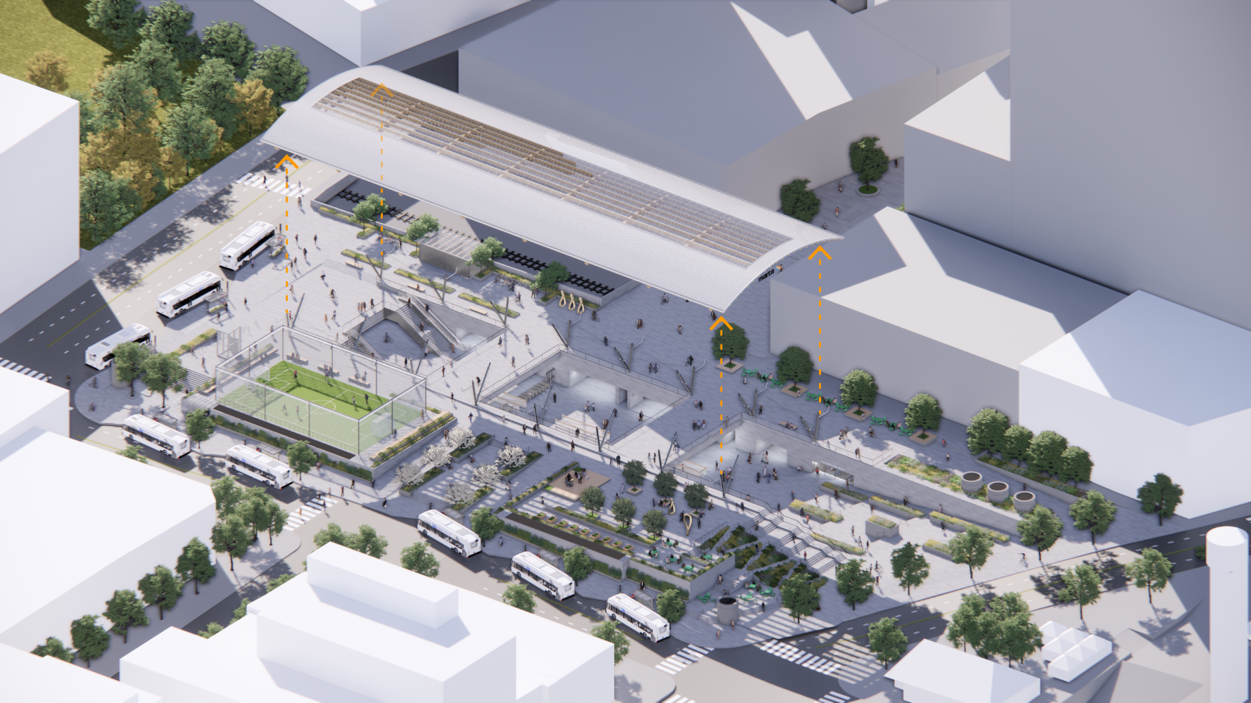 Five Points Transformation Roof Lifted Five Points Transformation Roof Lifted